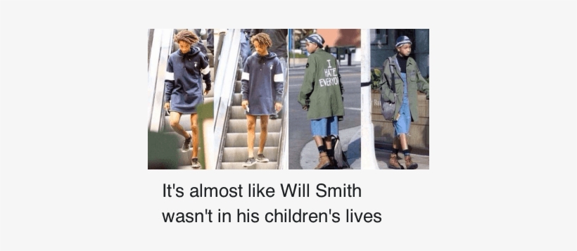 Children, Clothes, And Jaden Smith - Will Smith And Jaden Smith Funny, transparent png