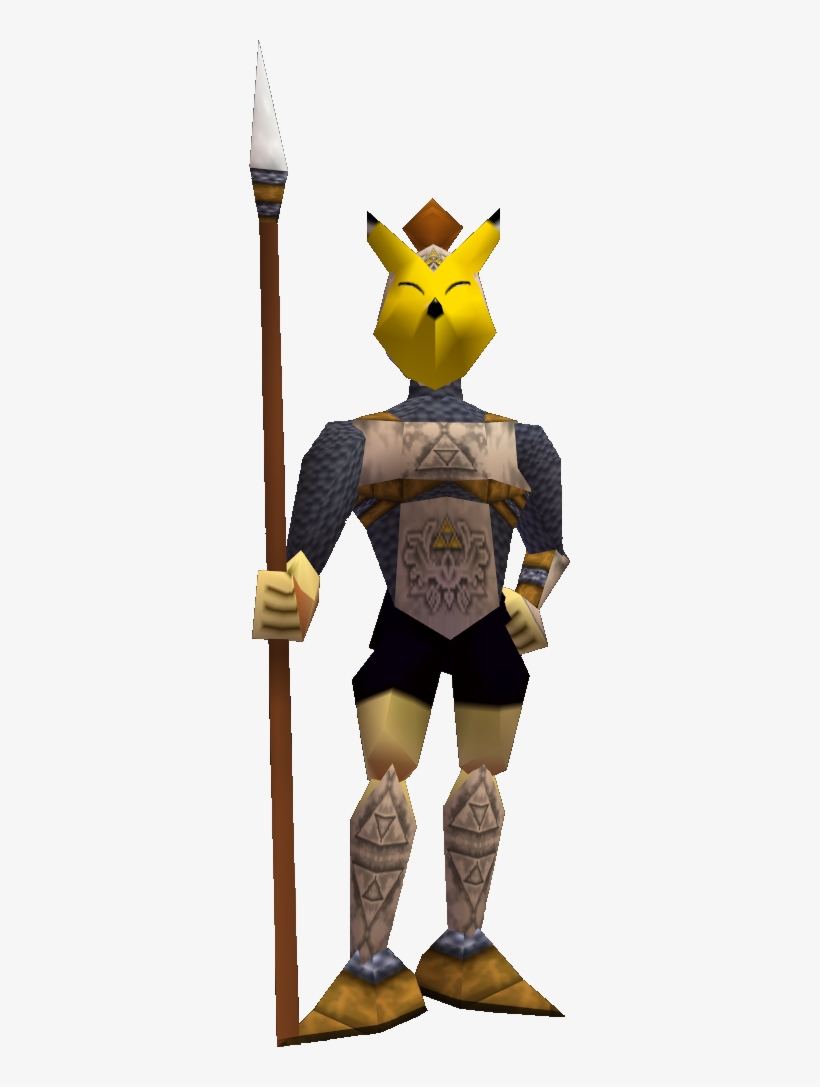 Keaton Mask Soldier Ocarina Of Time Guard 321x1007 PNG Download