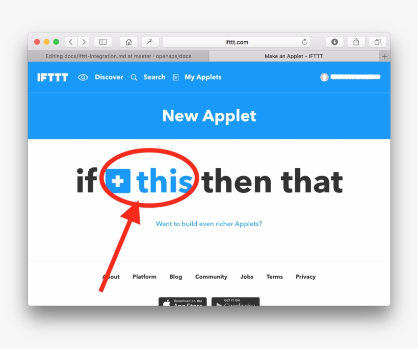 In The Next Screen, Type "button" In The Search Field - Ifttt, transparent png