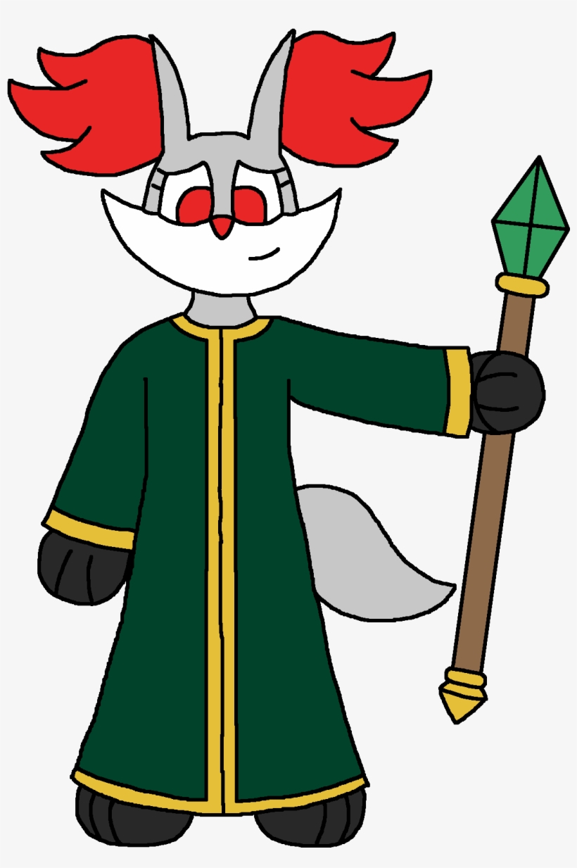 Jade The Delphox Sage - Delphox, transparent png