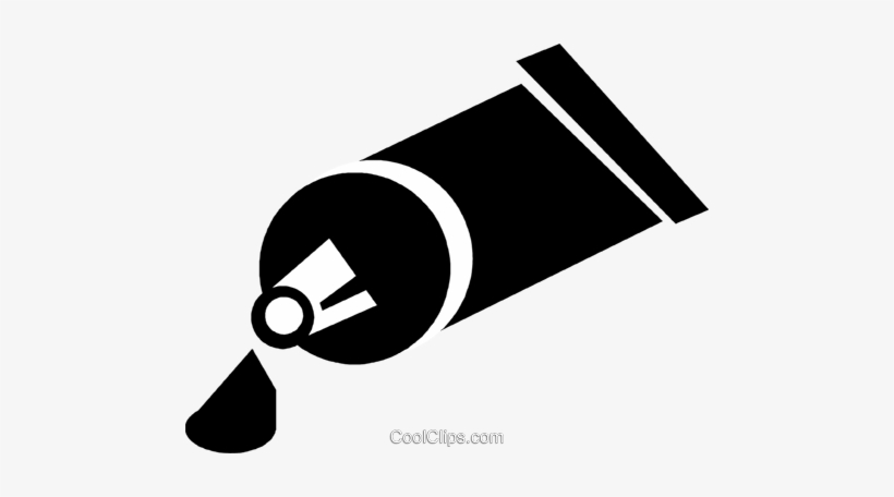 Tube Of Paint Royalty Free Vector Clip Art Illustration - Tubo Tinta Png, transparent png