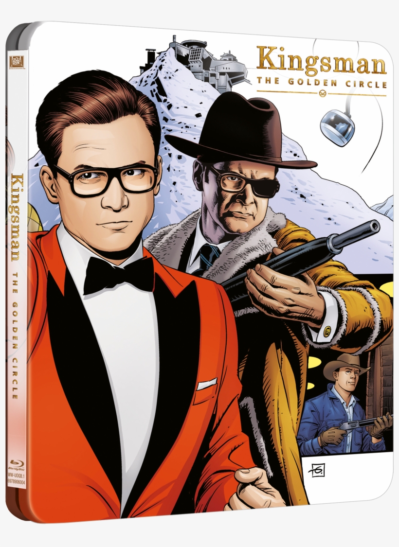 The Golden Circle 4k Ultra Hd Steelbook - Kingsman The Golden Circle Steelbook, transparent png