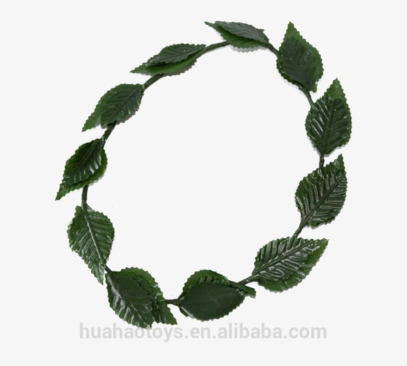 Carnival Party Accessory Gold And Green Leaf Roman - Coroa De Folhas Grega, transparent png