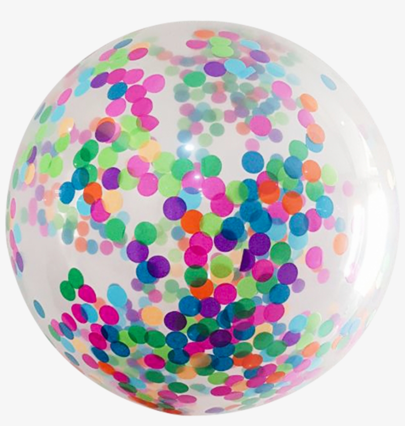 Globo Confeti No - Confetti, transparent png