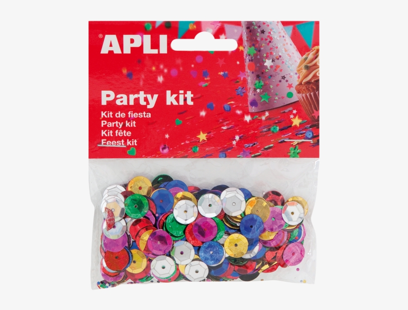 Party Kit Circulos Relieve Ø 11mm Lentejuela Confeti - Confeti Metalizado, transparent png