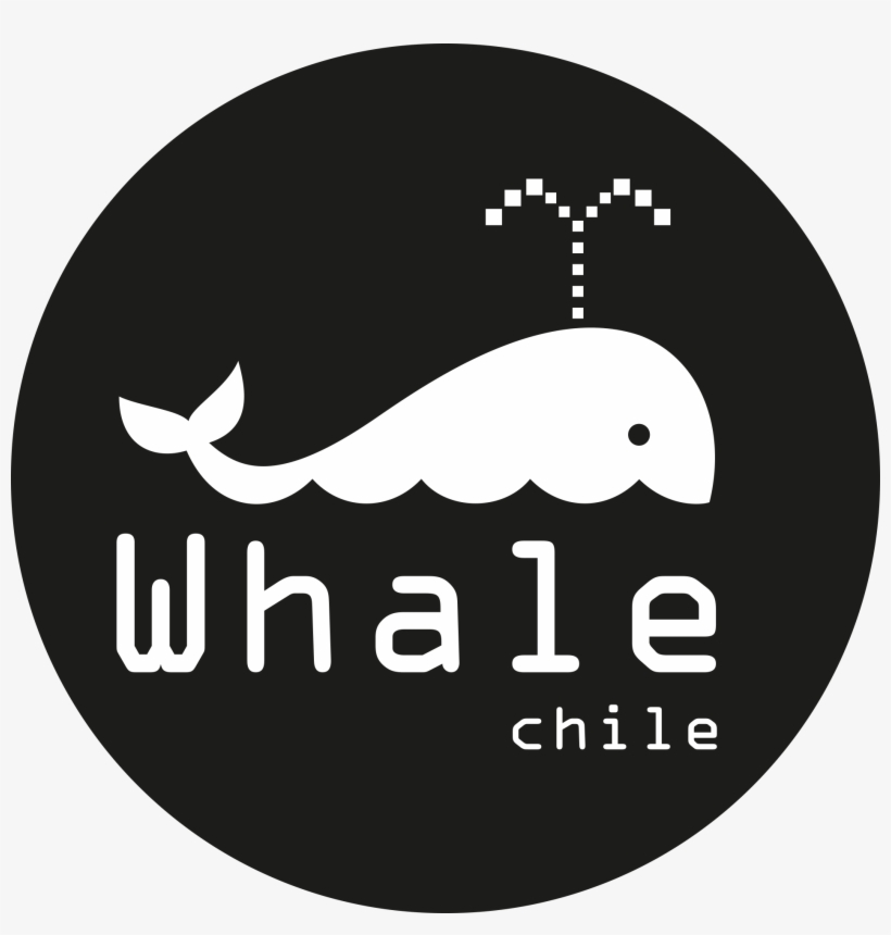 Logo Whale 2018 Circulo Negro - Magictail Bucktails, transparent png