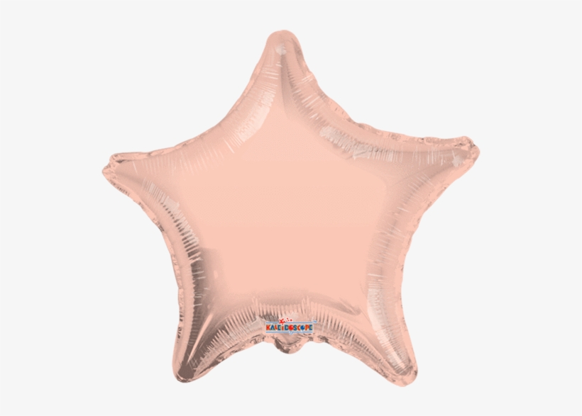 Globo Metálico Estrella Mediana Oro Rosa - Silver Star Balloon - Party Bits 2 Go, transparent png