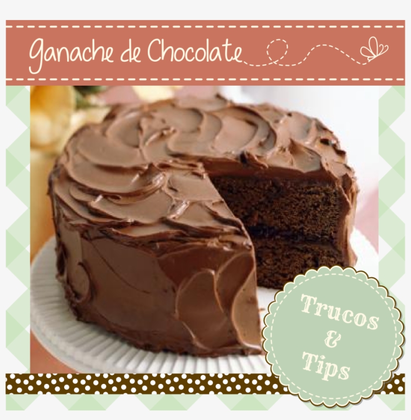 Sea De La Forma Y Del Sabor Que Sea El Ganache De Chocolate - Pastel Chocolate, transparent png
