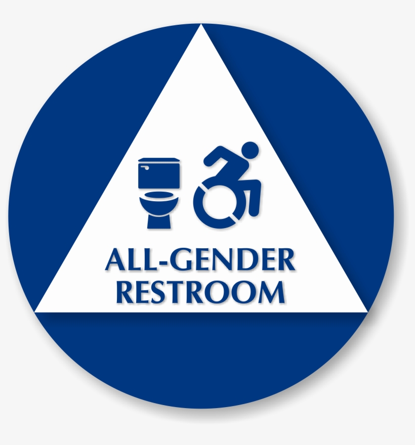 All-gender Restroom Sign, Toilet, Updated Isa Symbol - Toilet, transparent png