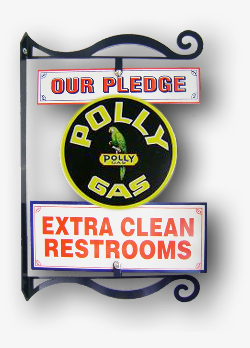 Restroom Sign Polly - Candymachines.com Tokheim 39 Polly Gas Pump Gumball, transparent png