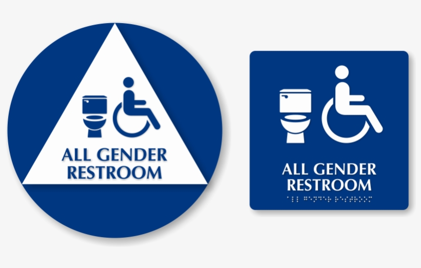 All Gender Restroom Signs - All Gender Restroom Symbol, transparent png