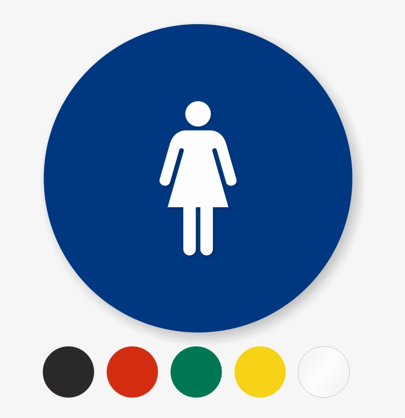 Zoom, Price, Buy - Triangle Women Restroom Sign, transparent png
