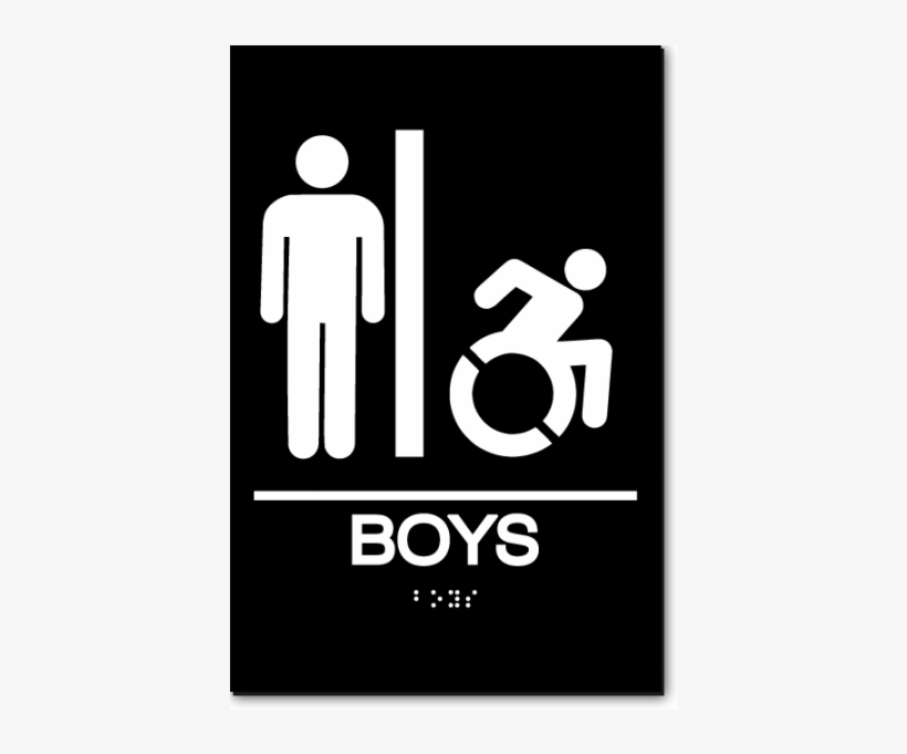 Boys Speedy Wheelchair Restroom Sign - Symbol Sign On Hospital, transparent png
