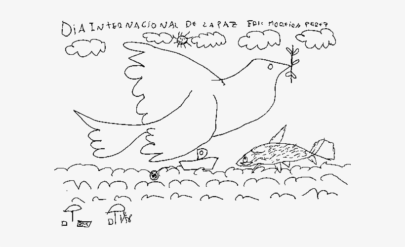 Dia Internacional De La Paz Para Colorear, transparent png
