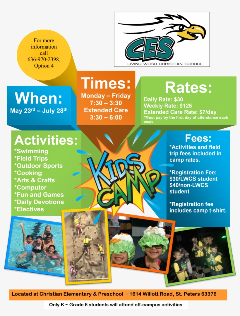 Summer Camp At Living Word Christian School Puts Fun - Summer Camp Activities In School, transparent png