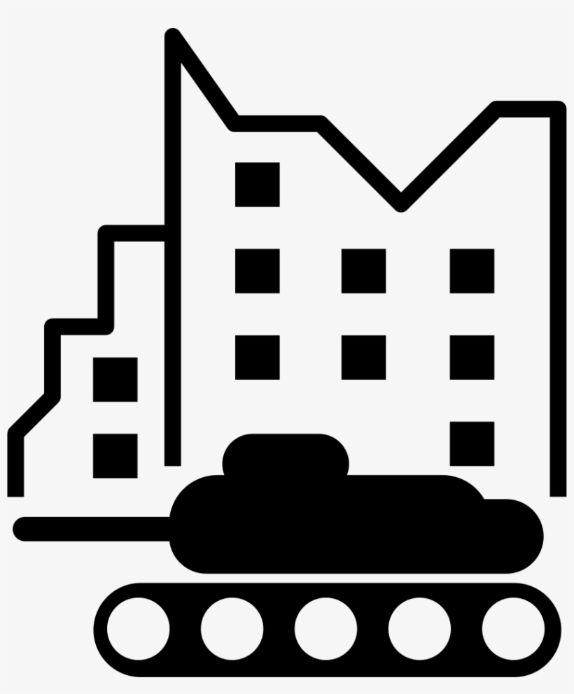 Militar Tank In City Street Comments - Iconos Militar Png, transparent png