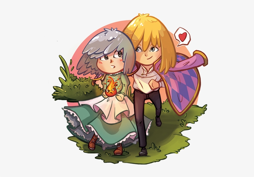 Howl's Moving Castle Howl, Calcifer And Sophie - Calcifer, transparent png