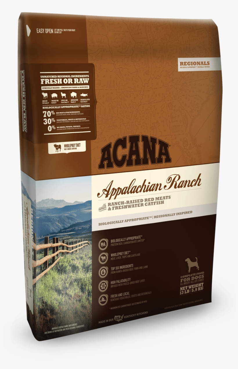 Acana Appalachian Ranch Bags - Acana Regionals Appalachian Ranch, transparent png