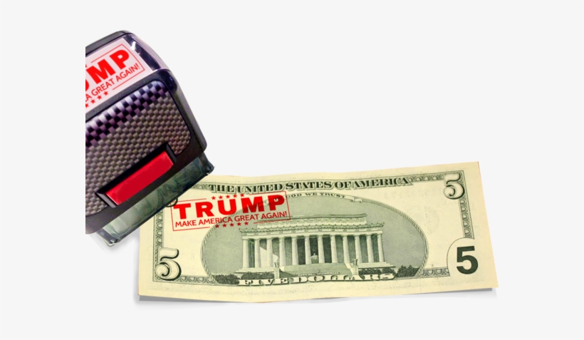 Trump Maga Stamp - Trump Stamp On Money, transparent png