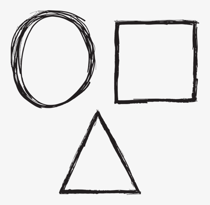 Formas Geométricas Png - Figuras A Mano Alzada, transparent png