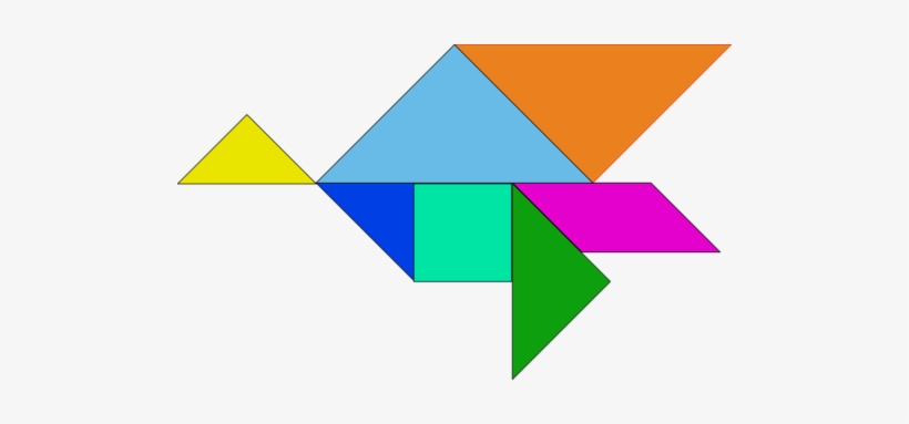 Cómo Armar Diferentes Formas Con Figuras Geométricas - Tangram Shapes, transparent png