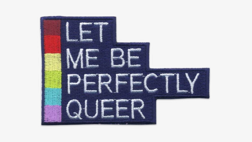 Crystal Queer Patch, transparent png