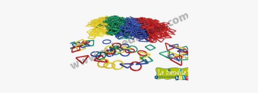 Bolsa De Cadenas Figuras Geometricas 500 Piezas Aprox - Geometry, transparent png