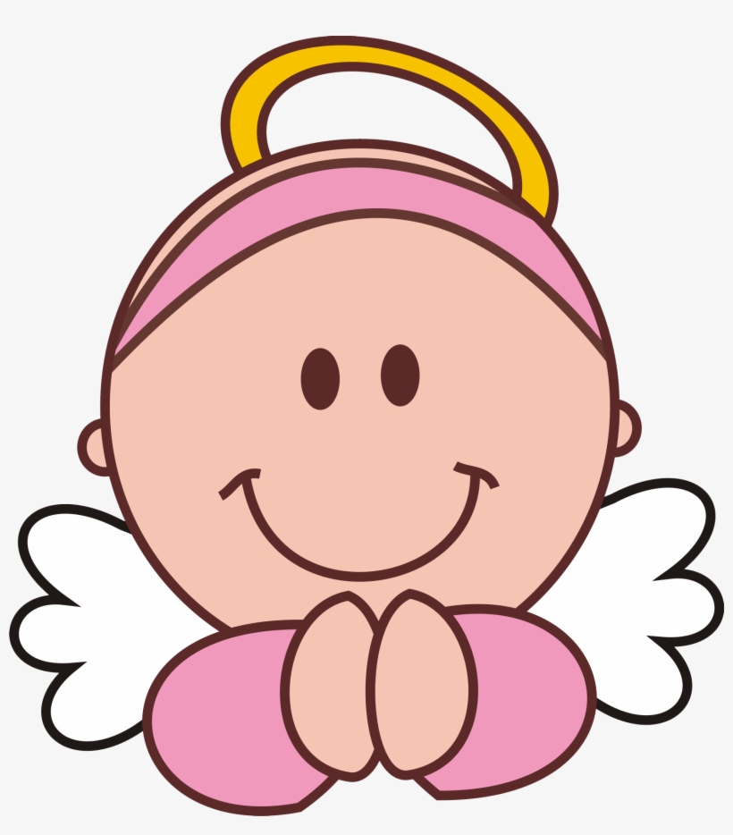 Resultado De Imagen Para Angelitos Caricatura - Angelito Rosa De Bautizo, transparent png