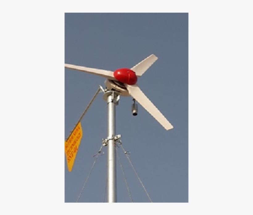 7 Kw Snt-1 Rooftop Wind Turbine Installed At Germi - Wind Turbine, transparent png