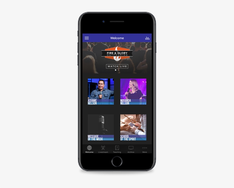 Er App Mockup - Elisha Revolution, transparent png
