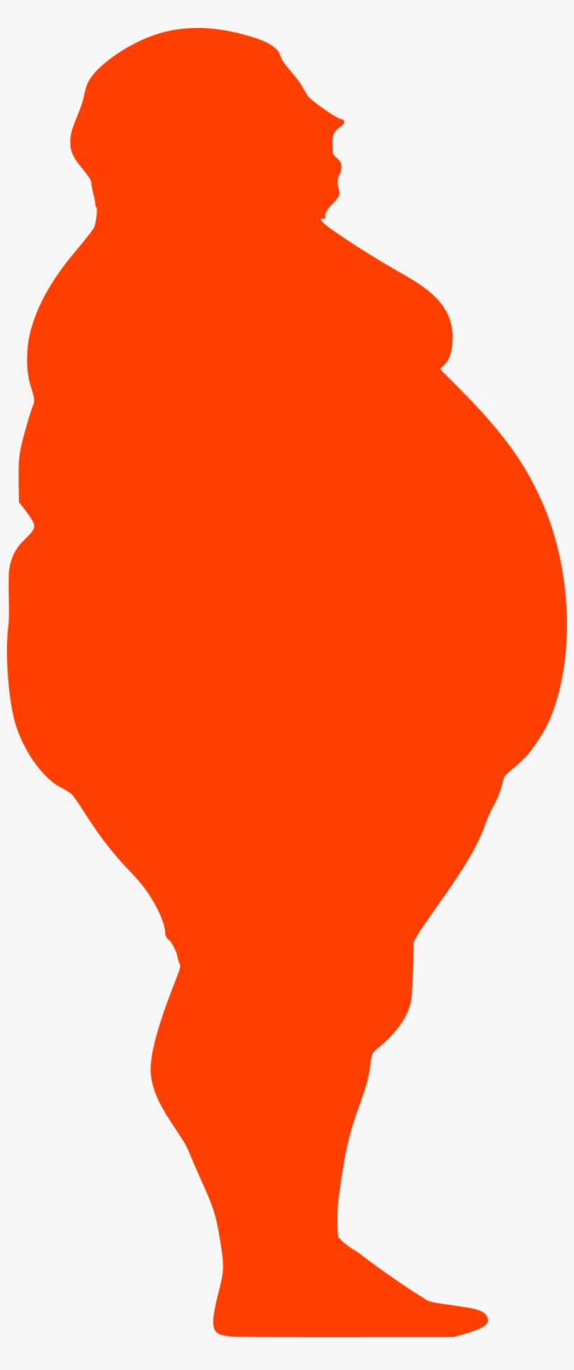 Big Image - Clipart Obese, transparent png