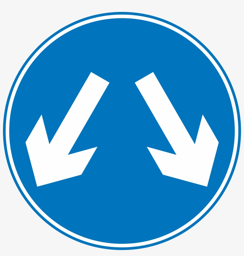 This Free Icons Png Design Of Roadsign Pass Either, transparent png