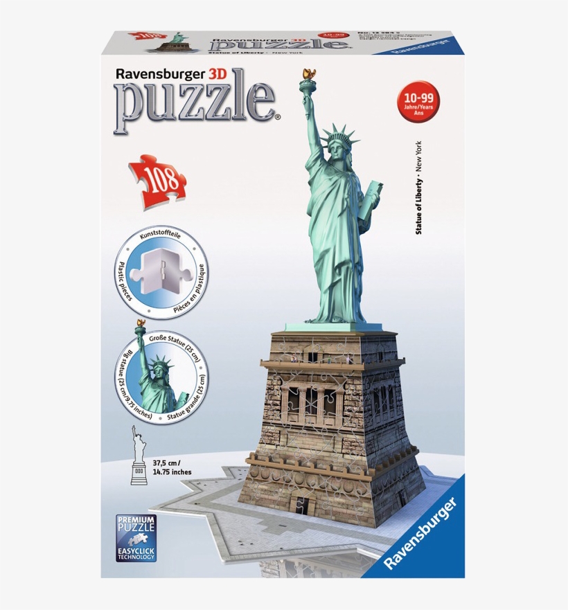 Estatua De La Libertad - Statue Of Liberty Ravensburger Puzzle, transparent png