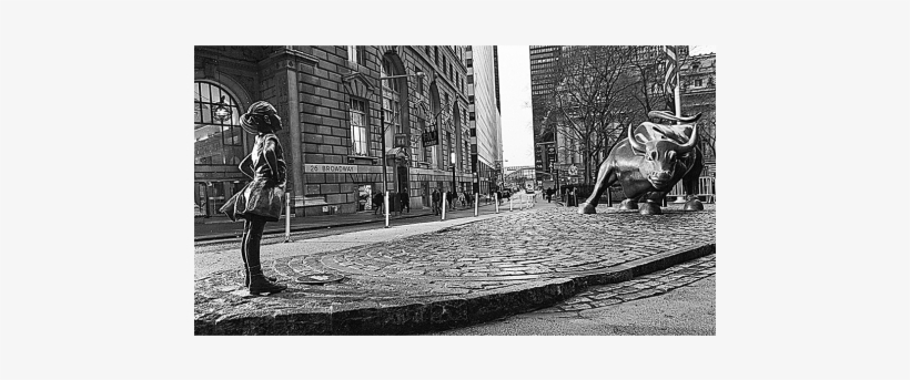 Estatua Más Popular De Nueva York, Solo Superada En - Fearless Girl, transparent png