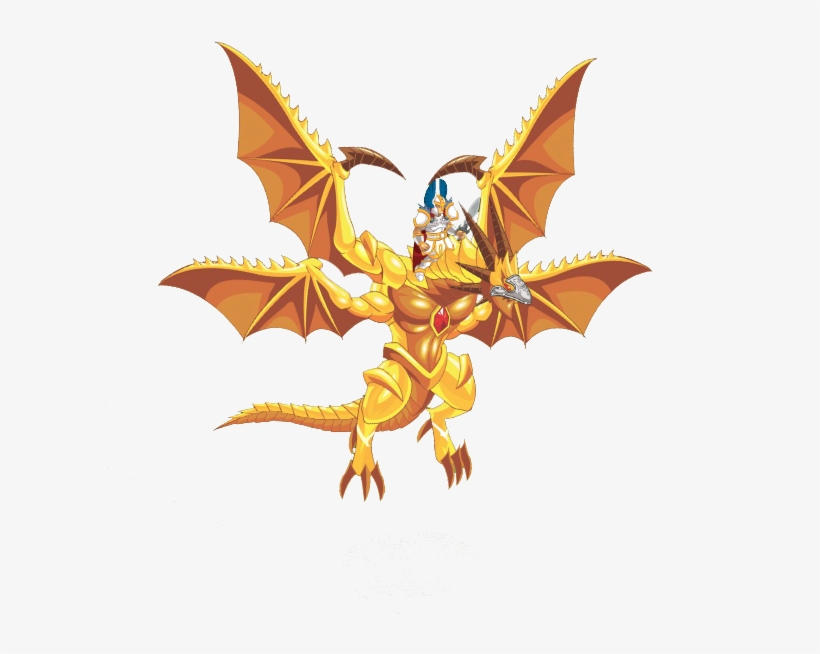 Golden Extreme Dragon Rider - Black Bahamut Dragon, transparent png