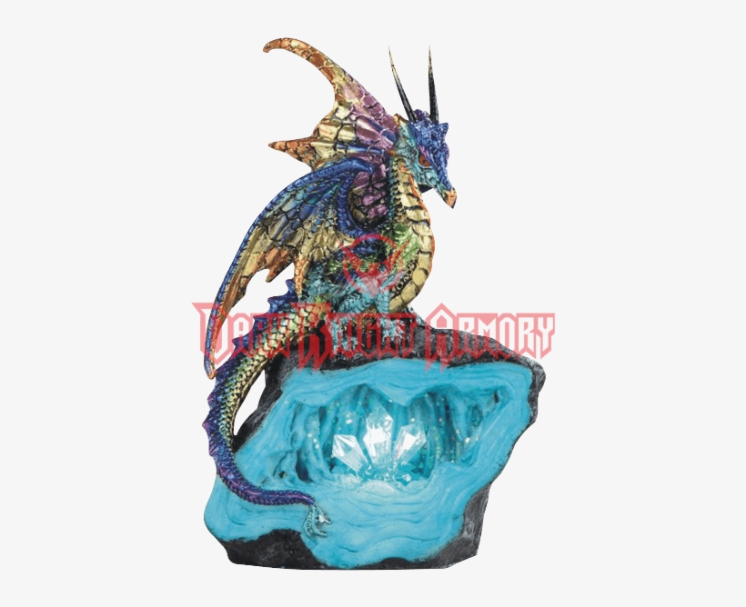 Purple And Gold Dragon Stone Led - Home And Holiday Shops Purple And Green Dragon On Stone, transparent png