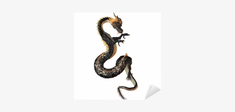 Black And Gold Dragon, transparent png