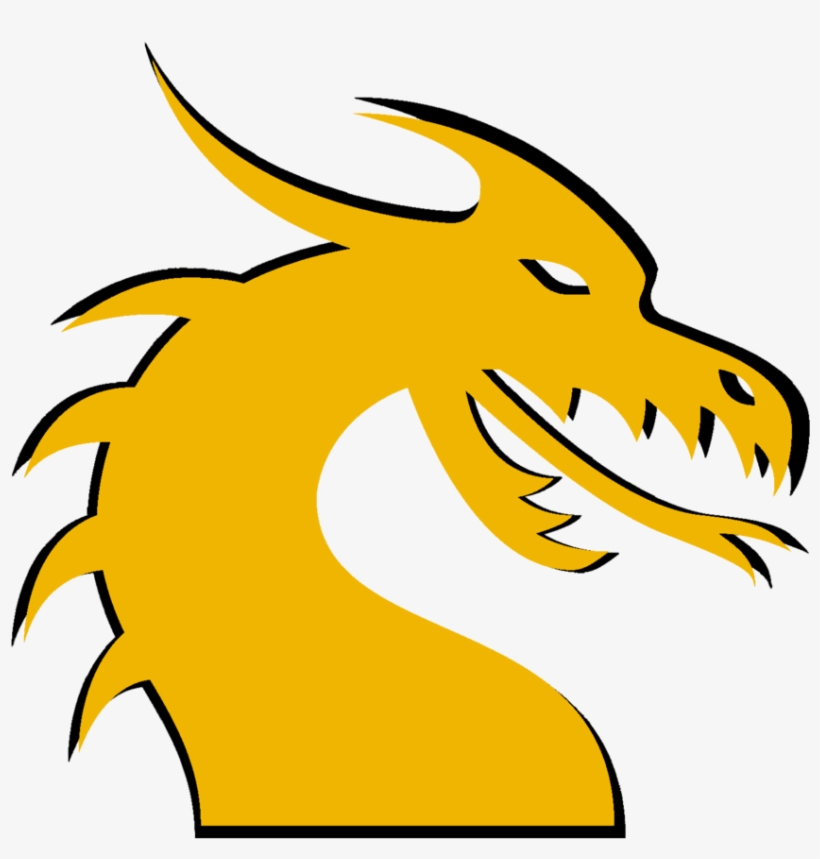 Gold Dragons - Cartoon, transparent png