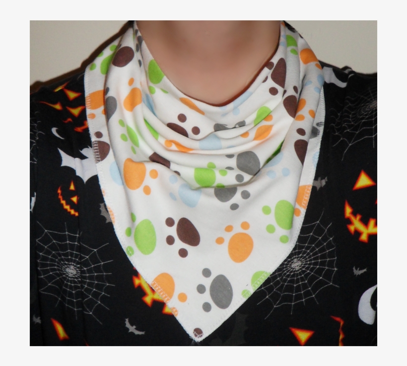 Paw Print Snap Bandana - Kerchief, transparent png