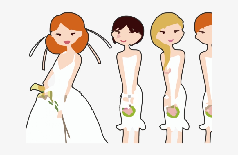 Free On Dumielauxepices Net Bridesmaid - Clip Art, transparent png