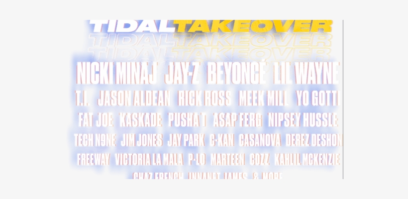 Sprint Stores To Host Tidal Takeovers, Otr Ii, Nickihndrxx - Green Day, transparent png