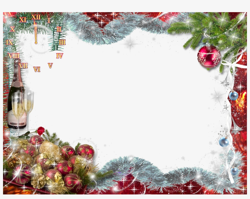 Marcos Navideños En Png Variados Colores Y Diseños - Fondos De Marcos Navideños Png, transparent png