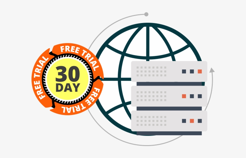 30 Day Free Trial Available For Hosting Accounts - Blue Globe Icon, transparent png