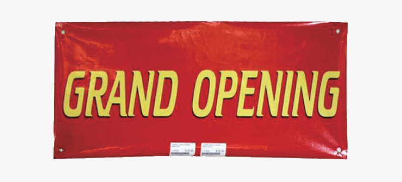 Banner -grand Opening, Big, Red - Carmine, transparent png
