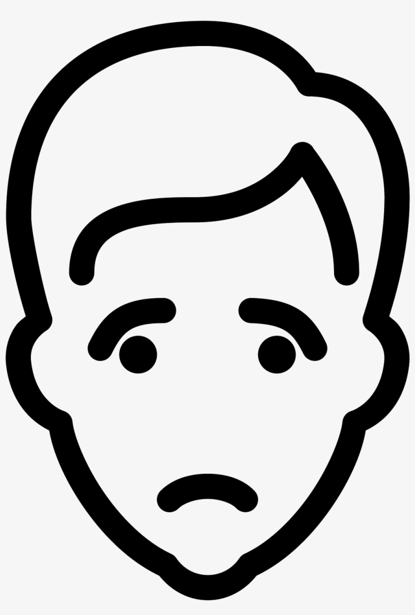 Hombre Triste Icon - Listening Icon Png, transparent png