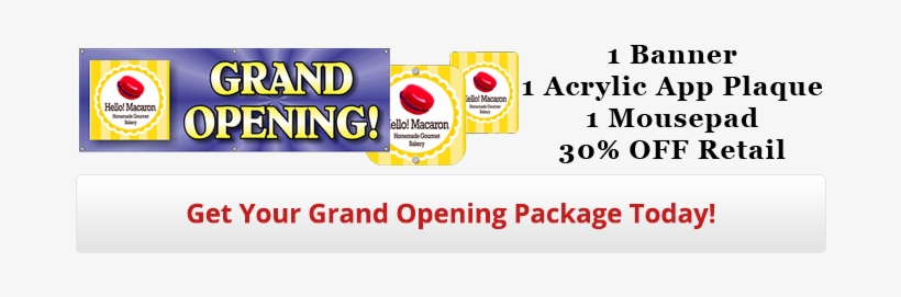 Grand Opening Package - Label, transparent png