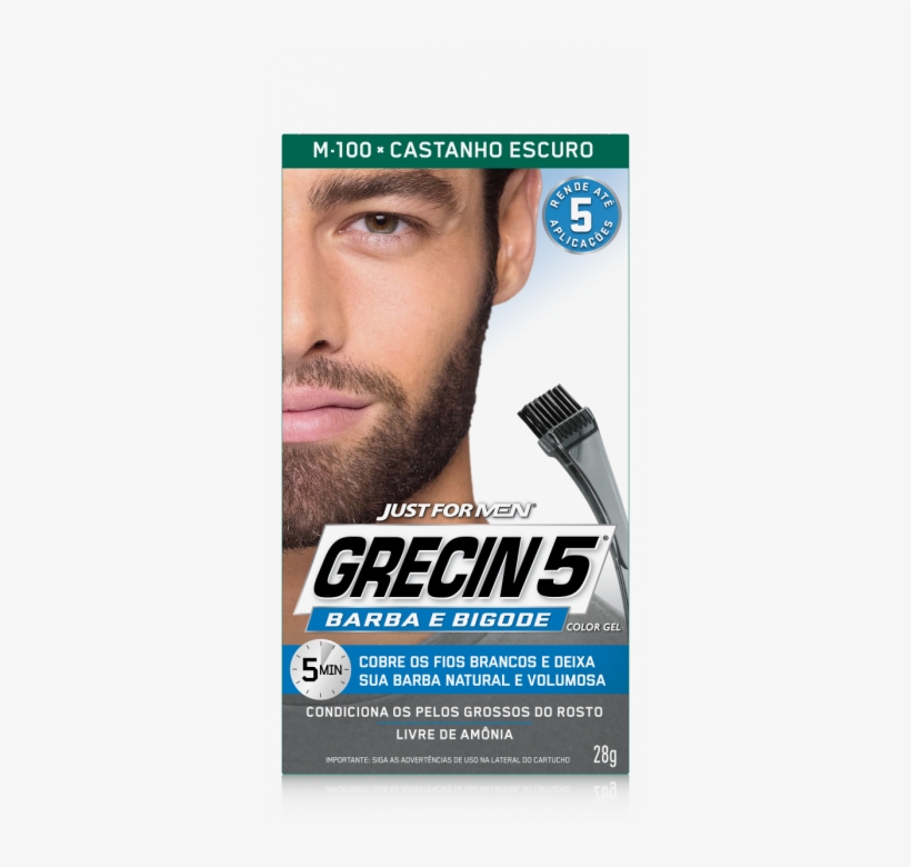 Barba E Bigode - Just For Men, transparent png