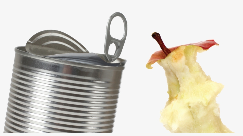 Toss An Apple Core And A Metal Can Into Your Yard Which - Recycling, transparent png