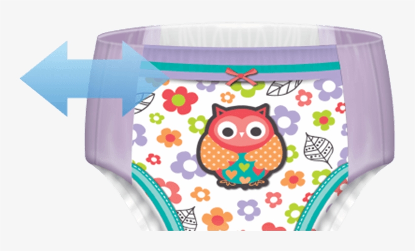 Calzoncitos Elastizados Con Diseño De Búho Goodnites® - Goodnites Bedtime Pants For Girls, Large/extra Large,, transparent png