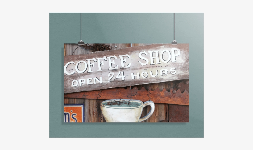 Poster Matte - Cafe, transparent png